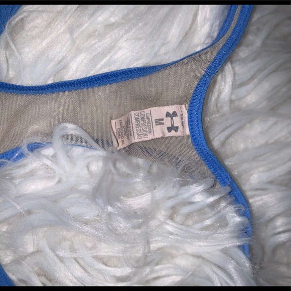 Blue medium under armor sports bra - Picture 3 of 6